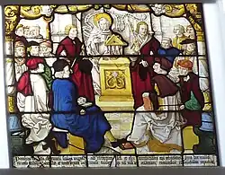 Bernhard spricht zu den Klerikern von Notre Dame in Paris