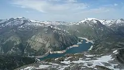 Blick vom Weinschnabel (Hafnergruppe) auf Hochalm und Ankogel