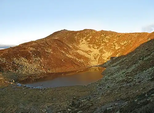 Ansicht mit dem Radlsee von der Radlseehütte