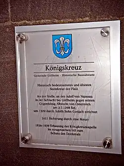 Tafel der Gemeindeverwaltung