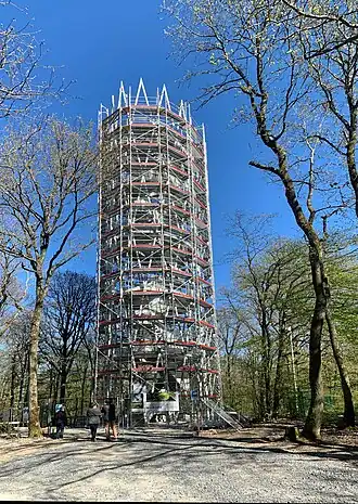 Neuer Hardtbergturm im Bau