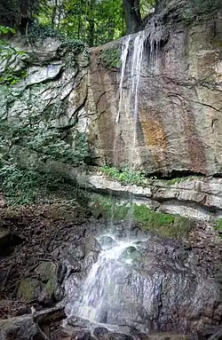 Der Schlifibach Wasserfall im Schlifitobel