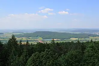 Der Külmitz vom Plateau des Großen Kordigasts aus gesehen (Südansicht)