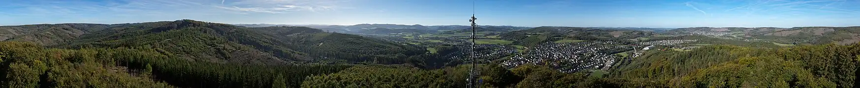 360°–Panoramaaufnahme vom Küppelturm