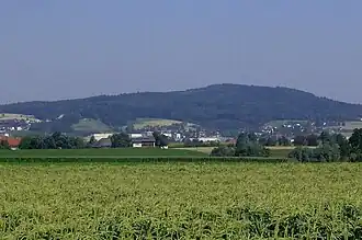 Der Kürnberger Wald, von Süden aus gesehen