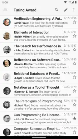 Screenshot von K-9 Mail