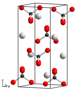 Kristallstruktur von Kaliumpertechnetat