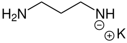 Strukturformel von Kalium-(3-aminopropyl)amid