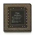 Intel Pentium MMX 166&nbsp;MHz mit dem Aufdruck ES (sSpec: Q019)