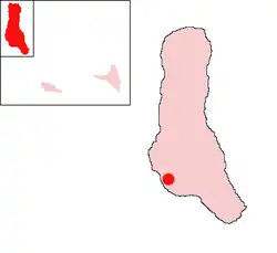 Lage von Mitsoudje auf Grande Comore