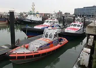 Rettungsboote der KNRM Vissershaven