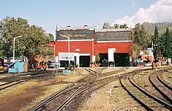 Wartungshalle der Kalka-Shimla Railway