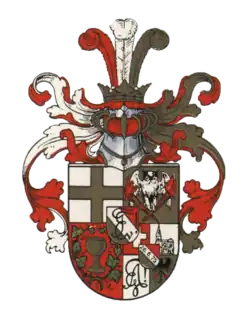 Barockes Wappen des KStV Frankonia-Straßburg