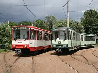 Stadtbahnwagen B der ersten Generation (B100S) aus Köln und Bonn, Baujahr 1977