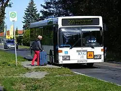 KVG-Bus in Ribnitz-Damgarten