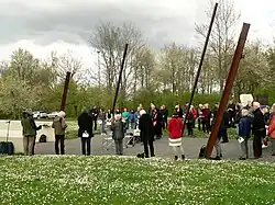 Gedenkveranstaltung am Mahnmal zum 79. Jahrestag der Befreiung des Lagers, 2024