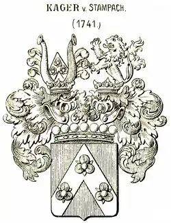 Gemehrtes Wappen 1741