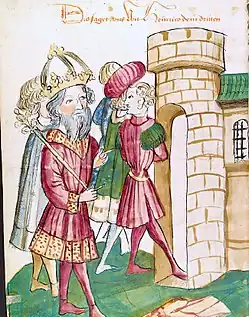 Kaiser Heinrich II. lässt Fürst Pandulf IV. von Capua gefangensetzen