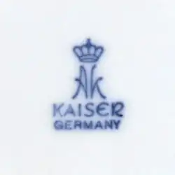 Bodenmarke der Firma