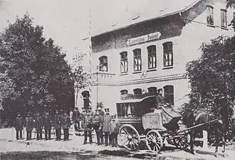 Kaiserliches Postamt Himmelpforten um 1890