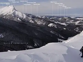 Blick von der Alm Skupniowy Upłaz