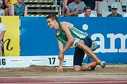 Simo Lipsanen Rang zwölf mit&nbsp;16,47&nbsp;m