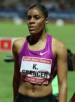 Kaliese Spencer erreichte im Finale Rang&nbsp;acht
