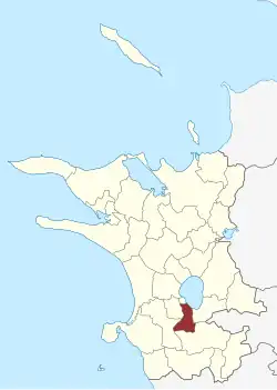 Lage des Hallenslev Sogn in der Kalundborg Kommune