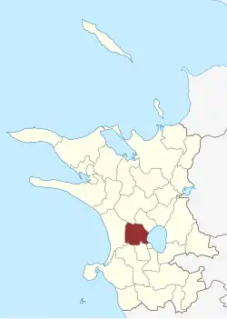 Lage des Store Fuglede Sogn in der Kalundborg Kommune