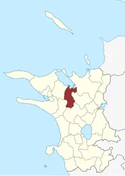 Lage des Værslev Sogn in der Kalundborg Kommune