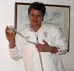 Die Olympiasiegerin von 2000 Kamila&nbsp;Skolimowska kam hier auf Platz&nbsp;fünf