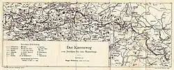 Kammweg-Karte von 1904