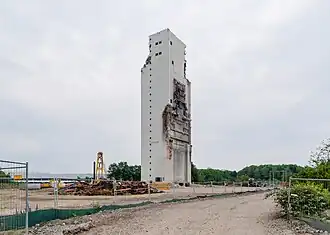 Überblick über die Schachtanlage Rossenray