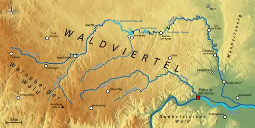 Manhartsberg östlich des Kamp