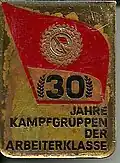 Abzeichen 30 Jahre Kampfgruppen