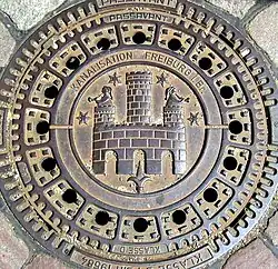 Freiburger Kanaldeckel