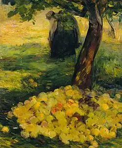 Unter dem Apfelbaum, 1915