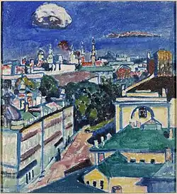 Blick auf Moskau (1916) von Wassily Kandinsky