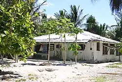 Haus auf Kanton Island