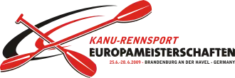 Logo der Kanurennsport-Europameisterschaften 2009