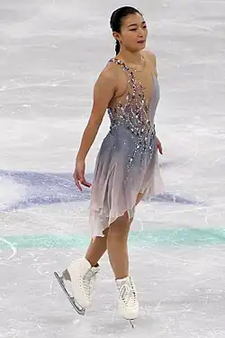 Kaori Sakamoto bei der WM 2024