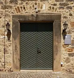 1720 umgestalteter Eingang