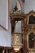 Kanzel der Klosterkirche St. Franziskus