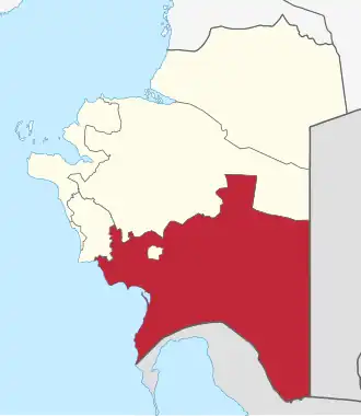 Lage im Oblys Mangghystau