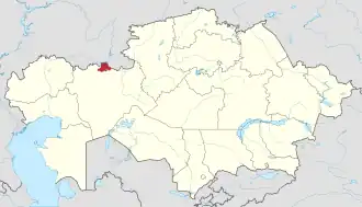 Lage in Kasachstan