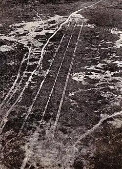 „Der Flugplatz von Juba während der Regenzeit …“