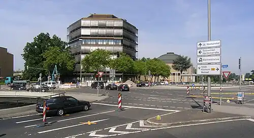 Grünwinkel: Abzweigung von der Südtangente