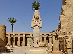 Statue Ramses II. mit Frau Meritamun