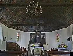 Innenansicht der katholischen Herz-Jesu-Kirche(2016)