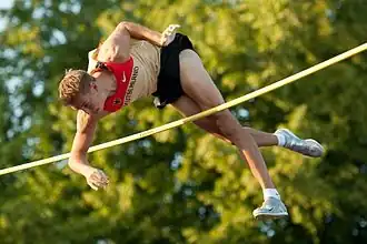 Karsten Dilla Rang dreizehn mit 5,35&nbsp;m